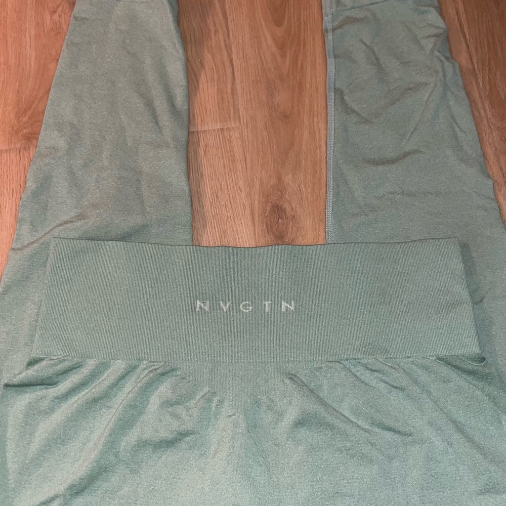 NVGTN Sage Green Contour Seamless Leggings